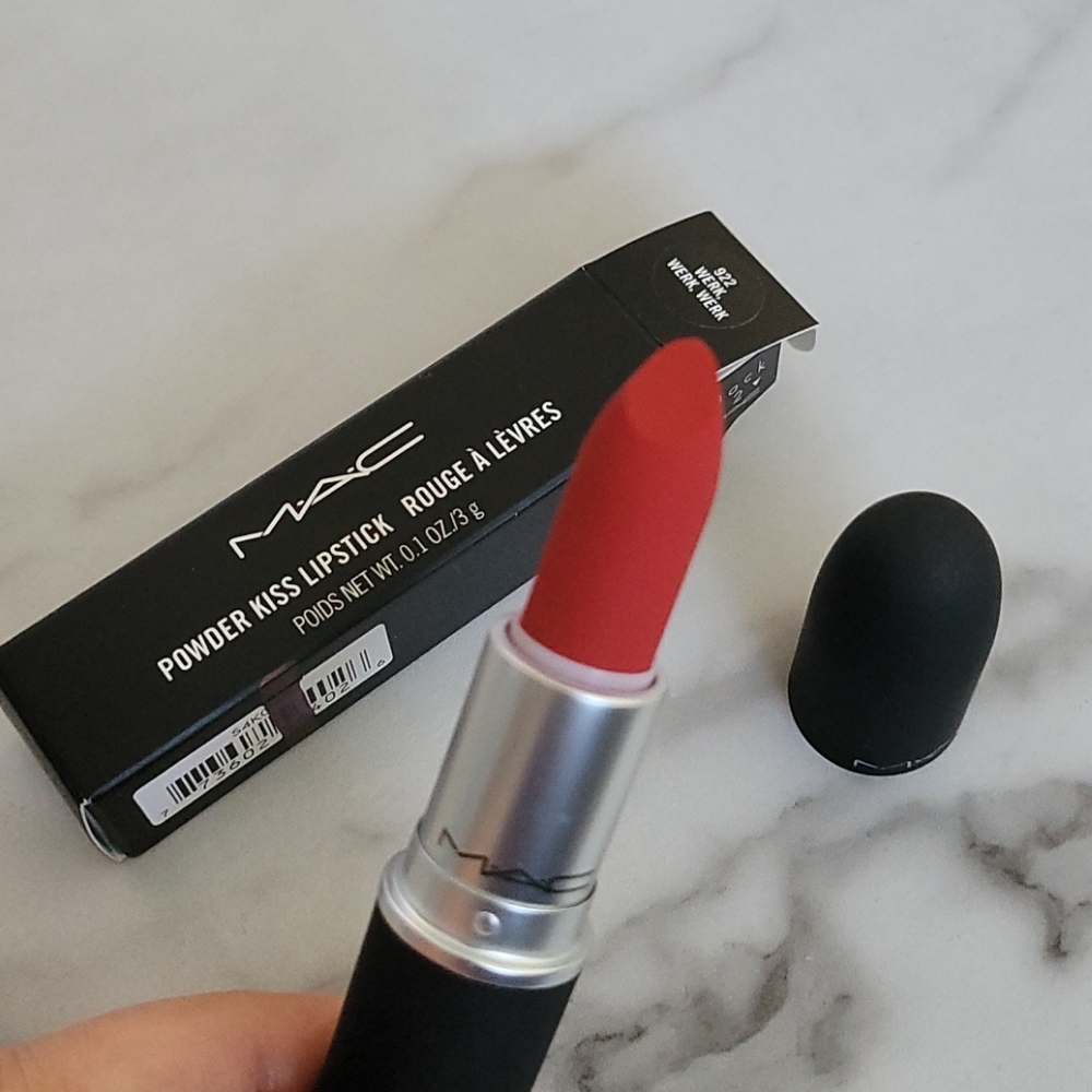 Mac Powder Kiss Lipstick- Werk Werk Werk